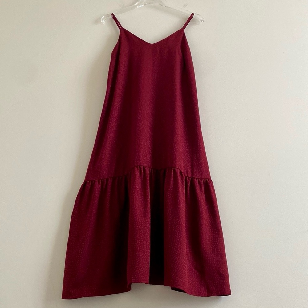 *NWOT* The Nines by HATCH Tiered Slip Maternity Dress - Picture 4 of 16